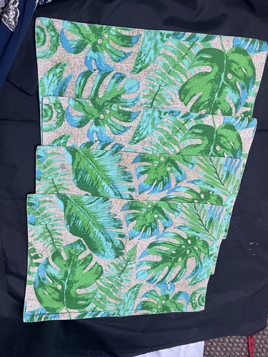 Vintage fabric table - vintage, mats