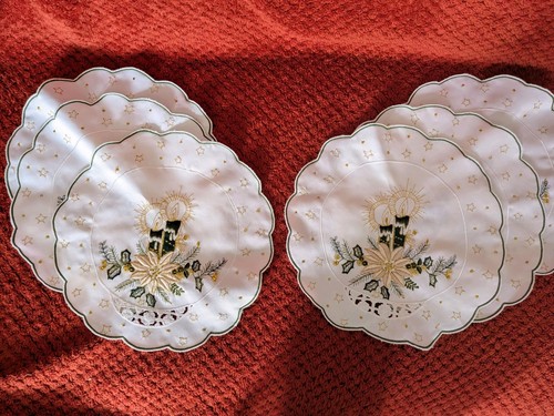 Vintage christmas embroidered - christmas,