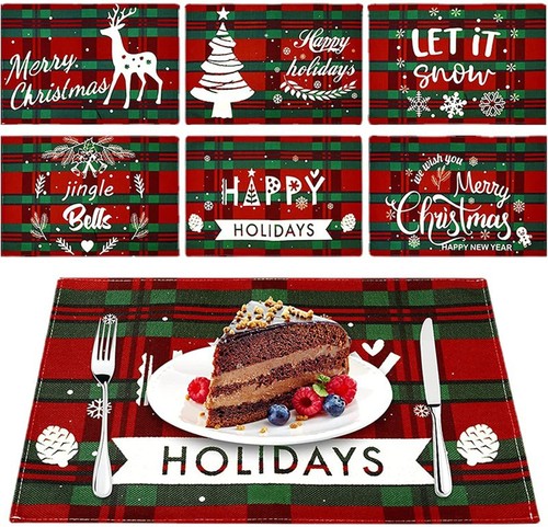 Sadodo 6pcs place mats - 6pcs,