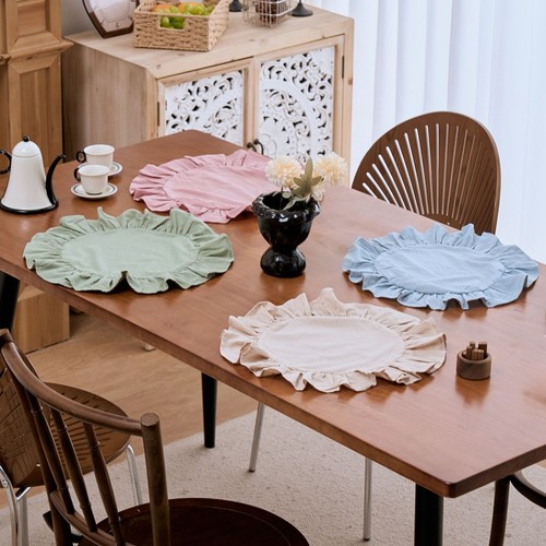 Round table mats - pcs, 15