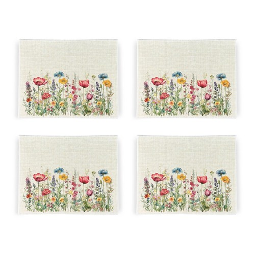 Wildflower meadow linen - wildflower,