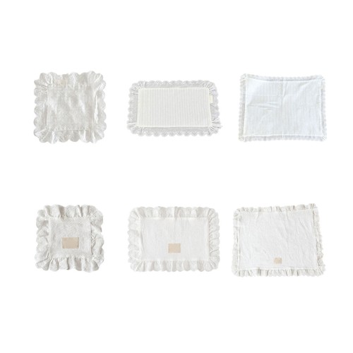 Lacy table mats white - mats,