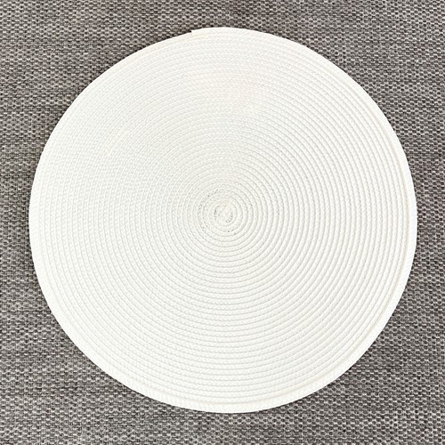 Set white round - of, 6