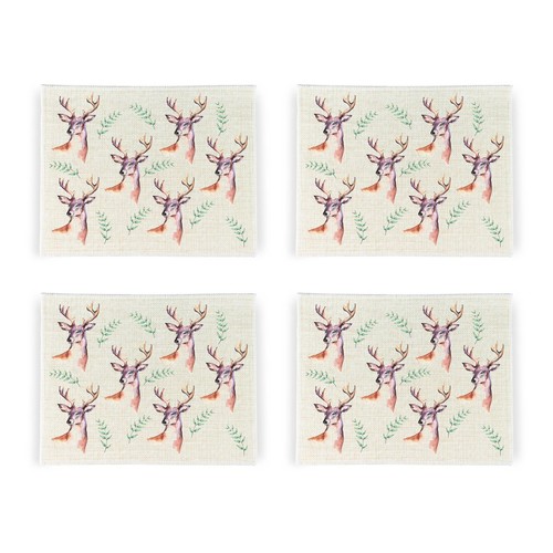 Stags countryside linen - countryside,