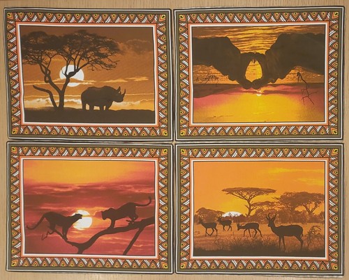 Safari table mats - ,, of