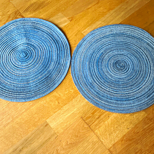 Set 6round woven - set,