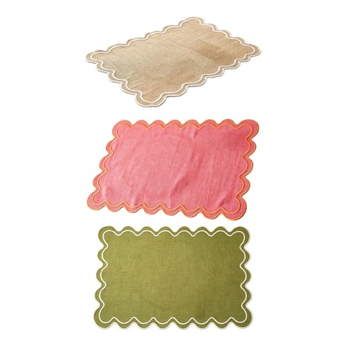Decorative table placemat with - table,