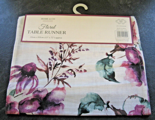 Purple floral placemats - purple, and