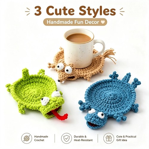Crochet animal cup - crochet,