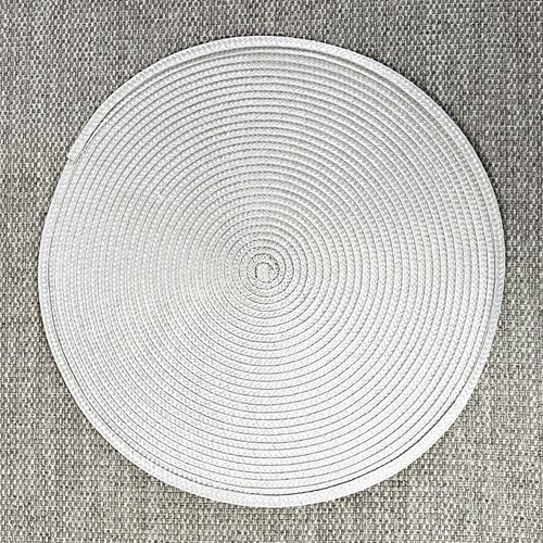 Set grey round - 6, woven